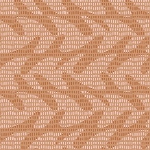 sirena - mosaic waves - ginger brown