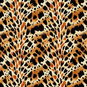 Safari Style Elegant And Fashionable Animal Print Pattern Smaller Scale