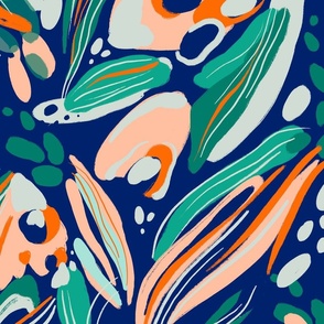Smaller Scale - Tropical Fish Print
