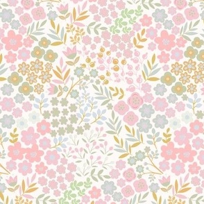 medium // Summer pastel ditsy floral