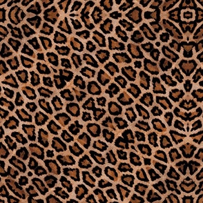 Stylized Leopard Animal Print Pattern