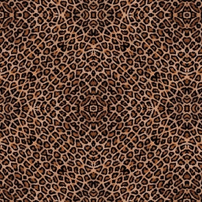 Stylized Leopard Animal Print Pattern Smaller Scale