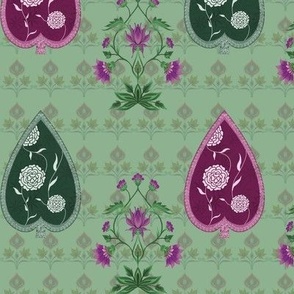 Ethnic motifs- Mint green