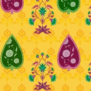 Ethnic motifs- Yellow