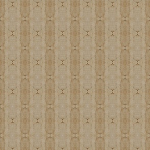 Birdcage-coffee brown on taupe with white linen texture (small scale)