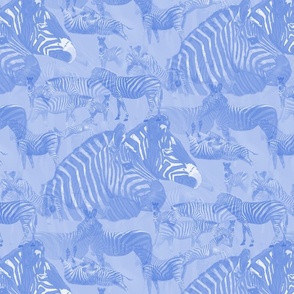 Zebra Periwinkle Abstract