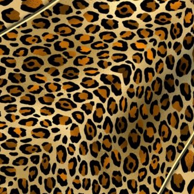 Fashionable And Glamorous Safari Wildlife Animal Print Pattern Gold Bronze 2