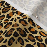 Fashionable And Glamorous Safari Wildlife Animal Print Pattern Gold Bronze 2