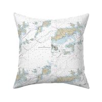 British Virgin Islands nautical map, small