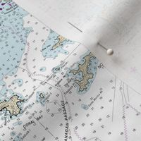 British Virgin Islands nautical map, small
