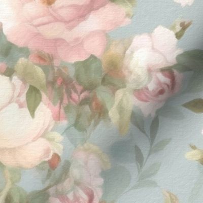 Roses, flowers,vintage roses,small print 