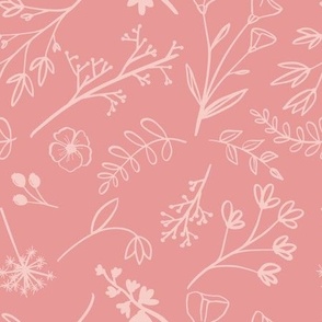 Dark Pink Floral Coordinate Amelia Rose
