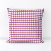 Lovely Plaid Lilac & Peach - Medium Scale