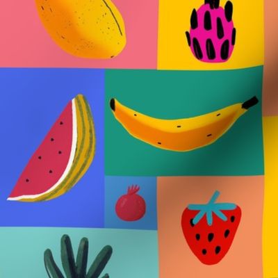 Pop Fruit - Pop art fruit M