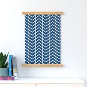 chevron navy and white