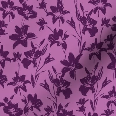 Kilda Painted Distressed Floral - Pink Small