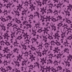 Kilda Painted Distressed Floral - Pink Small