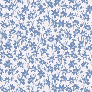 Kilda Painted Distressed Floral - White Small