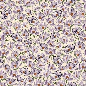 Mini - Julie Cosmo Florals - Light Beige