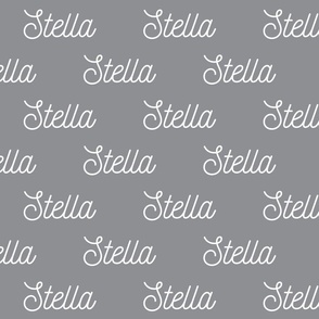 Stella: Nickainley Font on Stella Gray