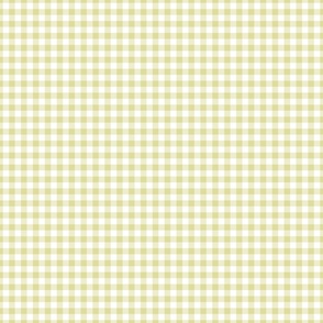 Sunny Citrine Gingham Plaid / Cottagecore / Small