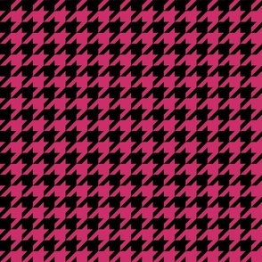 pink and black houndstooth sm