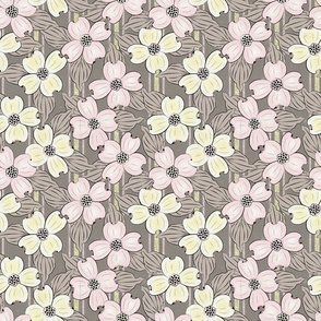 butter and piglet dogwood on stripe