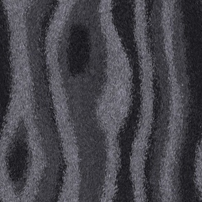 Impressionist Sand Waves - Black grey