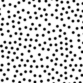 Random placed black dots