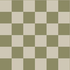 Olive Checkerboard