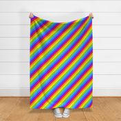 RAINBOW slanted stripes 02, classic colors