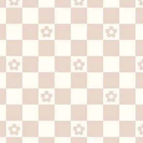 Checkers Flower Pattern
