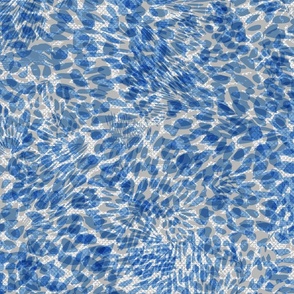 Blue Monitor Lizard Skin Abstract