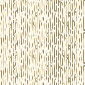 (S) Abstract Tiger Stripes Gold and Cream Neutral Minimal Modern Animal Print