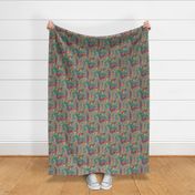 Animal Print Forest - abstract colorful animal print fabric pattern design