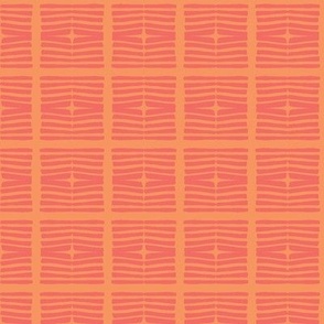 Stacked Stripes-Japonica-Di Serria-Electric Tangerine Palette