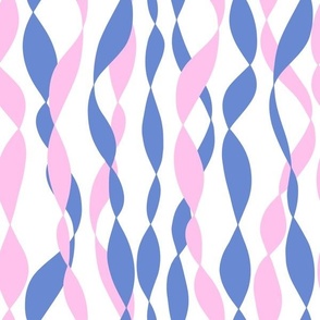 Seagrass (Periwinkle & Pink 12x12) from the Salty Sea Collection