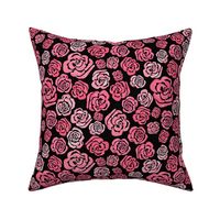 Maui Flower Lokelani Rose Pink and black