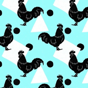 Chicken Rat, Seamless File for Fabric, Bluey Digital Paper, Chicken Digital  Art, Blue Heeler Seamless Pattern, Chicken Coop Digital Backdrop 