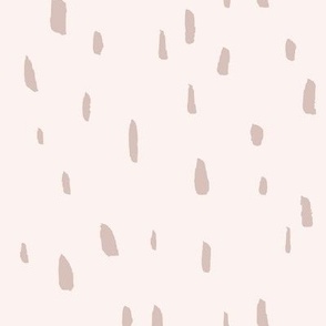 Organic painted dots | Medium Scale | Puce pink, mauve | multidirectional