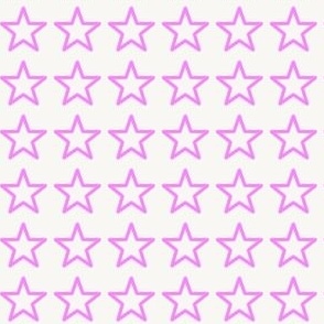 Pink star brush regular - small