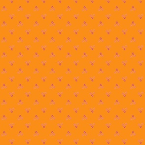 ditsy floral-orange