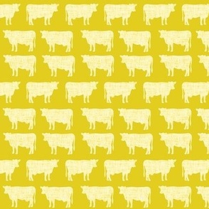 small lemon + canary cows