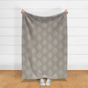 moroccan teardrop paisley in functional grey and agreeable grey