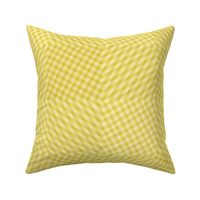 Yellow Electric Spotted Zebra Gingham 