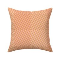 Orangey Electric Spotted Zebra Gingham