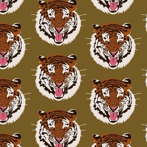 Hey Tiger | Olive Green