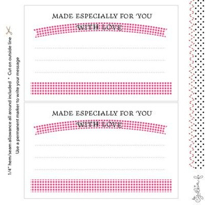 Quilt Label: Made Especially For You, Pink Gingham