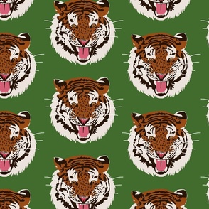Hey Tiger | Grass Green