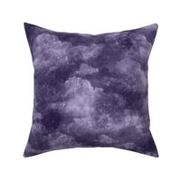 Grey Purple Cloudy Galaxy Sky Seamless